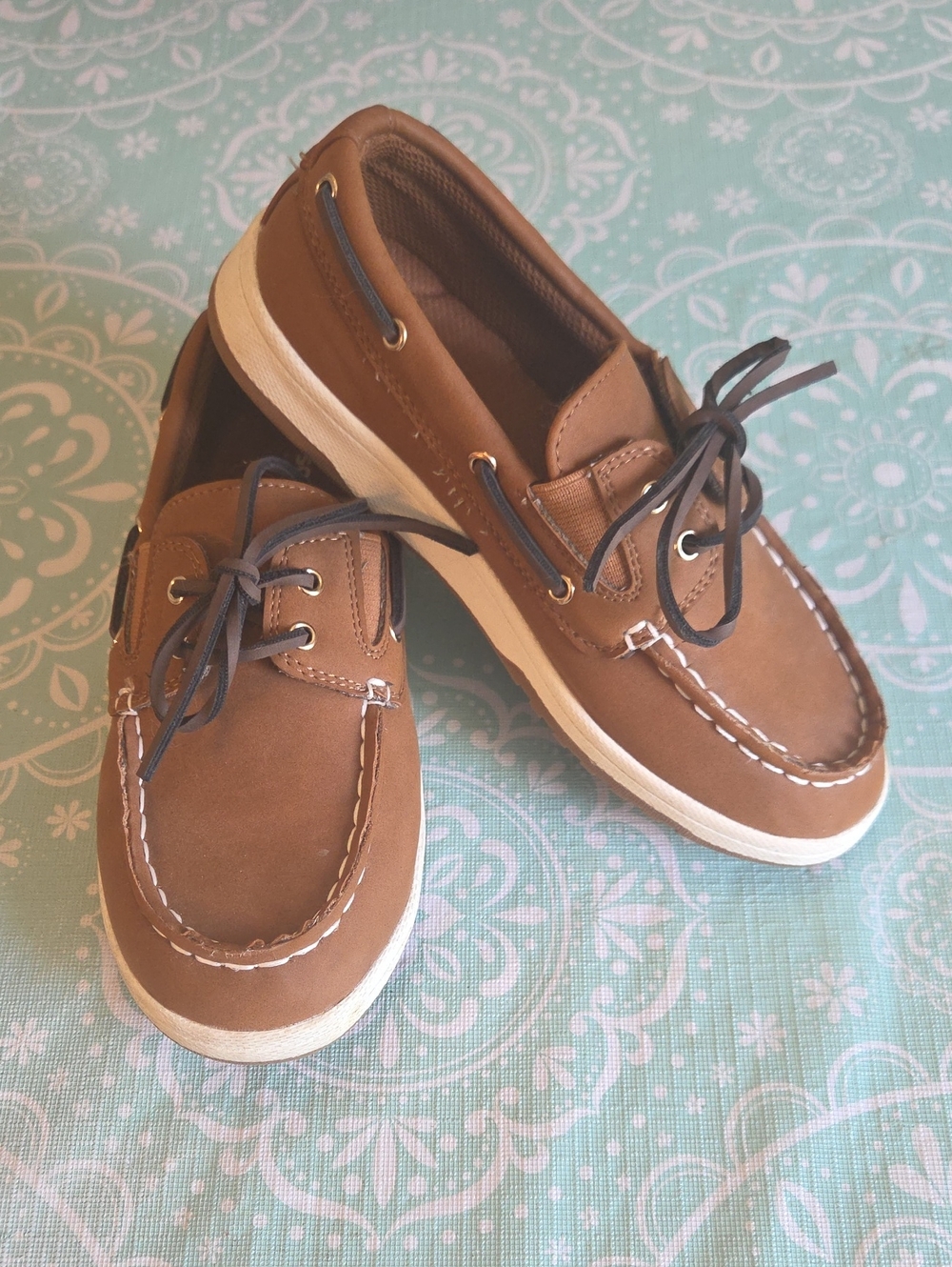 Boys Brown Boat Shoes
